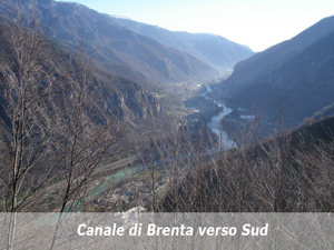 Canale di Brenta - Vista verso Sud